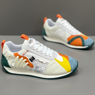 软底潮流休闲鞋 日系华夫阿甘鞋 春季 2026新款 原创高级复古运动男鞋