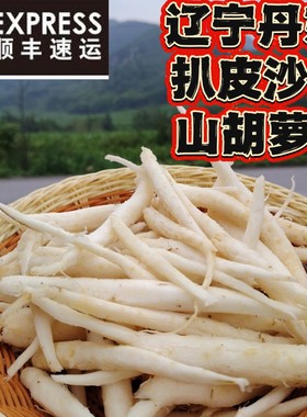 东北特产新鲜沙参去皮沙参山胡萝卜山地瓜顺丰包邮