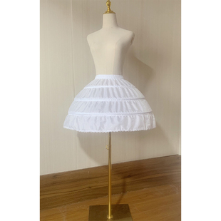 45cm裙撑洛丽塔暴力鱼骨撑短款洛丽塔Lolita 灯笼撑演出服cos