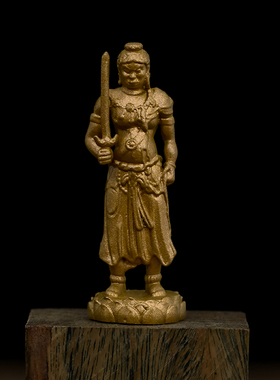 简修行不动尊菩萨摆件不动明王菩萨属鸡随身佛像精致迷你小号雕像