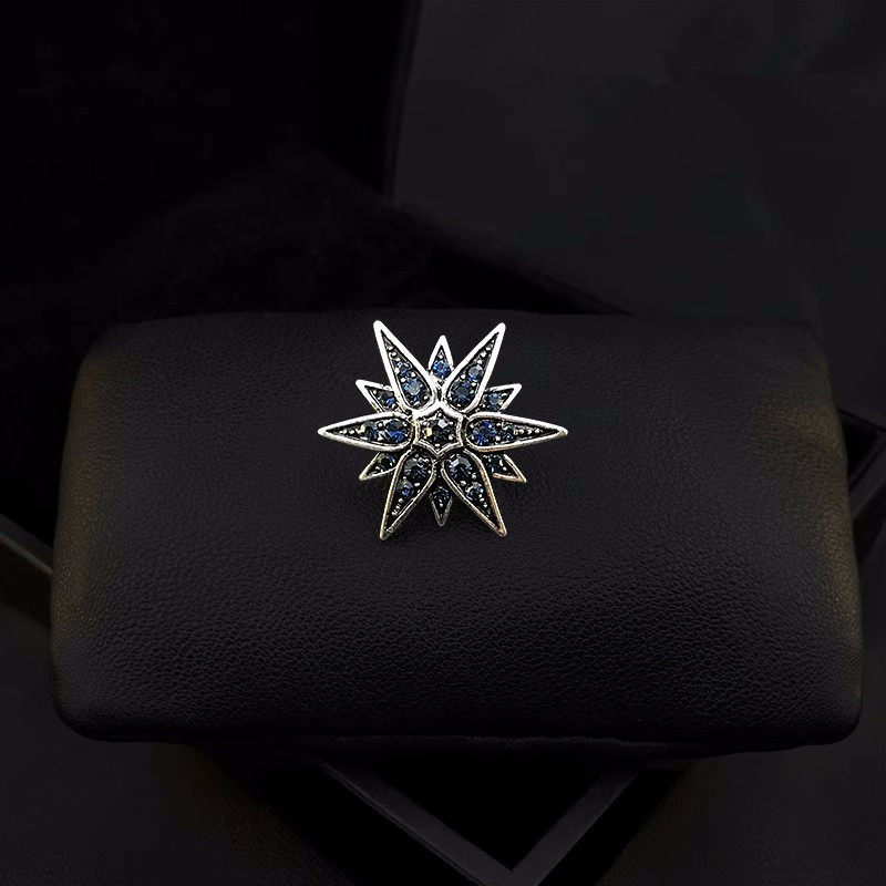 领针防走光扣满钻六芒星男士胸针衬衫领扣针个性西服徽章简约胸花,饰品/流行首饰/时尚饰品新,胸针,淘宝优惠券,粉丝福利购,淘宝优惠卷
