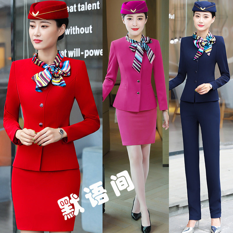军乐队新款服装文工团打军鼓演出服婚庆开业表演服秋季空姐套装