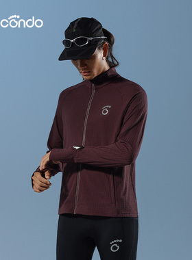 原创单品｜Hope麦田格男子针织拉链开衫5代速干手表孔跑步外套