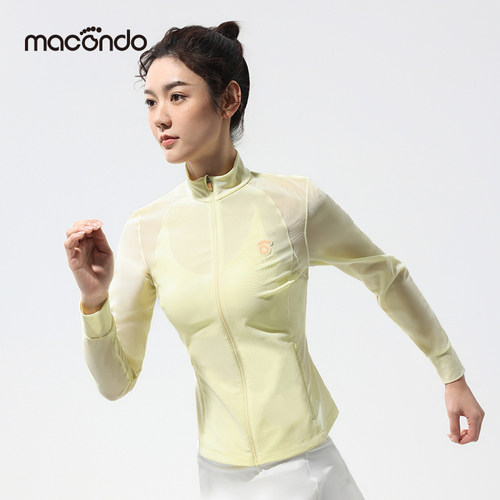 原创单品 | 马孔多轻透拉链衫凉感双层网纱透气浮水双C分割反光标