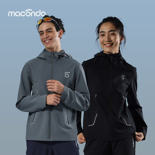 原创单品｜马孔多跑步软壳外套5代防风透湿防泼水抗静电红外升温