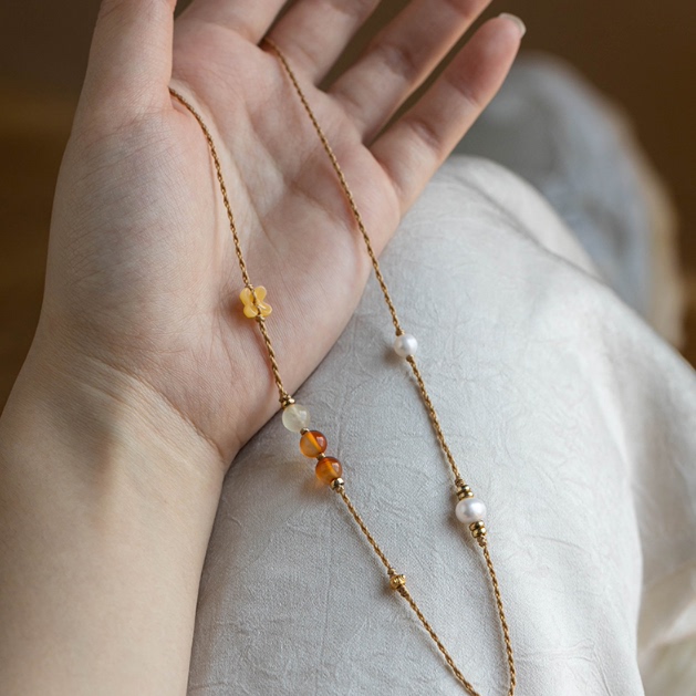 多宝玉吊坠挂绳手工编织黄金如意锁项链绳子八宝罗盘高档挂件绳女