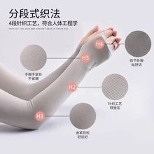 冰袖手袖护臂夏季薄款冰丝套袖男女户外骑行防紫外线手臂袖套