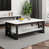 岩板茶几60高双层茶几现代简约家用客厅小户型佛山新款 岩板茶桌几