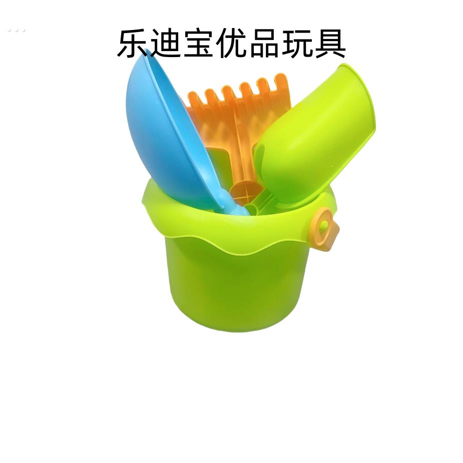 儿童软胶沙滩桶玩具玩沙小铲子套装宝宝戏水玩具耐摔控沙玩雪工具