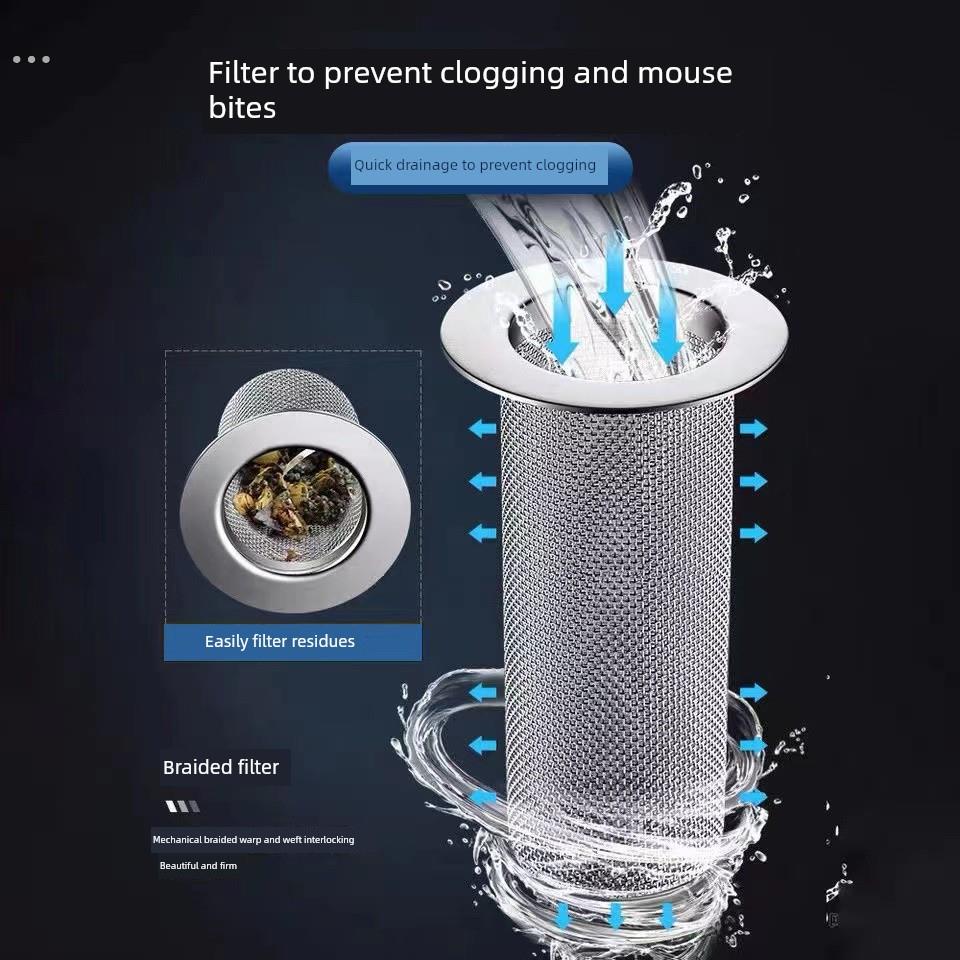 不锈钢下水道地漏网卫生间浴室防头发防堵塞过滤网洗手盆水塞滤网