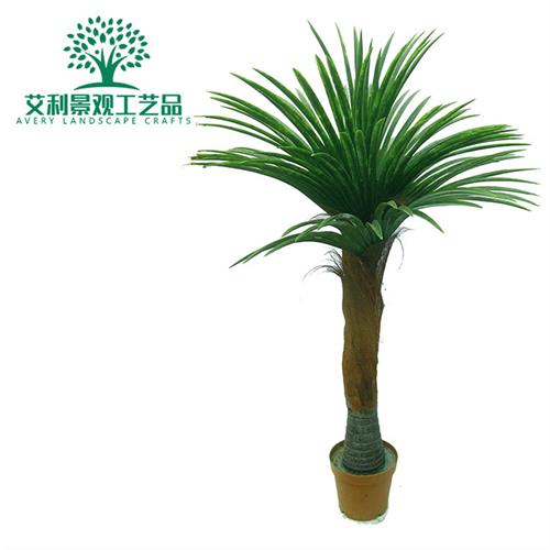 棕榈树植物室内外大型美观棕榈树玻璃钢装饰树假树大型绿植