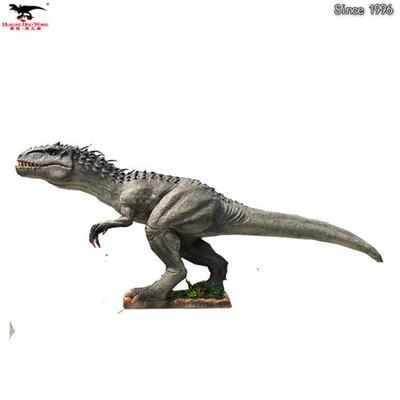 户外景观互动装置会动会叫大恐龙硅胶表皮仿真机械暴虐霸王龙