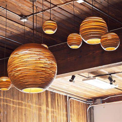 北欧现代餐厅吧台咖啡厅个性复古loft工业瓦楞纸美式乡村蚕蛹吊灯,家装灯饰光源,客厅吊灯,淘宝优惠券,粉丝福利购,淘宝优惠卷