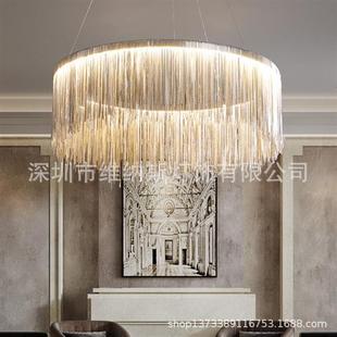 后现代艺术吊灯简约创意客厅灯具设计师流苏餐厅卧室吊灯厂家