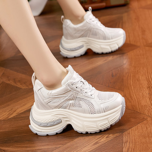 老爹鞋女款显脚小网面透气女鞋