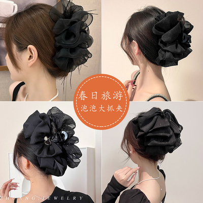 抓夹高级感后脑勺鲨鱼夹