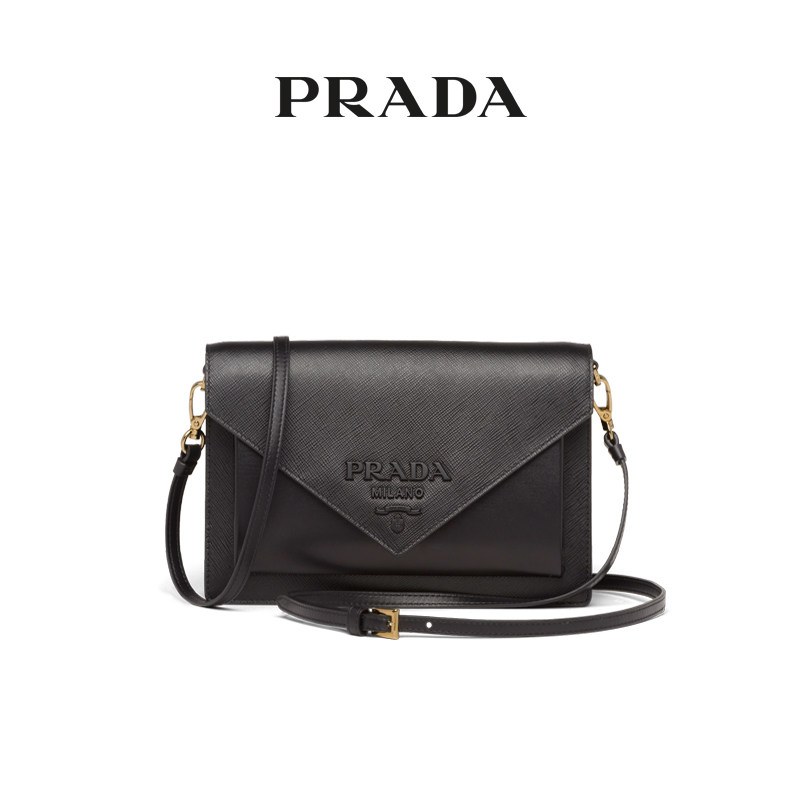 Prada/普拉达 Saffiano 皮革迷你手袋