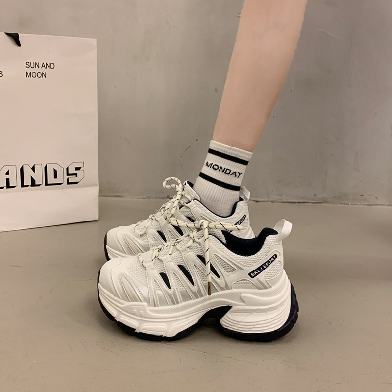 厚底增高老爹鞋女2025春季新款百搭轻便舒适休闲运动鞋爆款小白鞋,女鞋,老爹鞋,淘宝优惠券,粉丝福利购,淘宝优惠卷