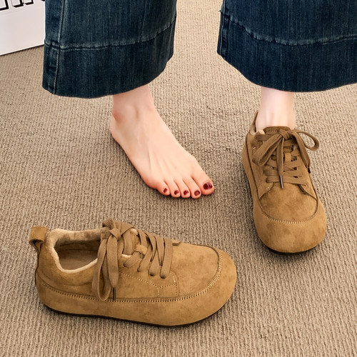 小土豆加绒勃肯鞋女2025新款爆款冬季鞋子外穿博肯棉鞋保暖雪地靴