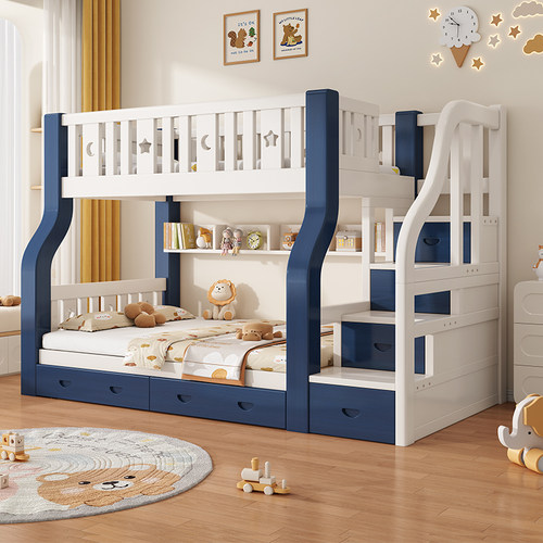 限时降价高低儿童床全实木