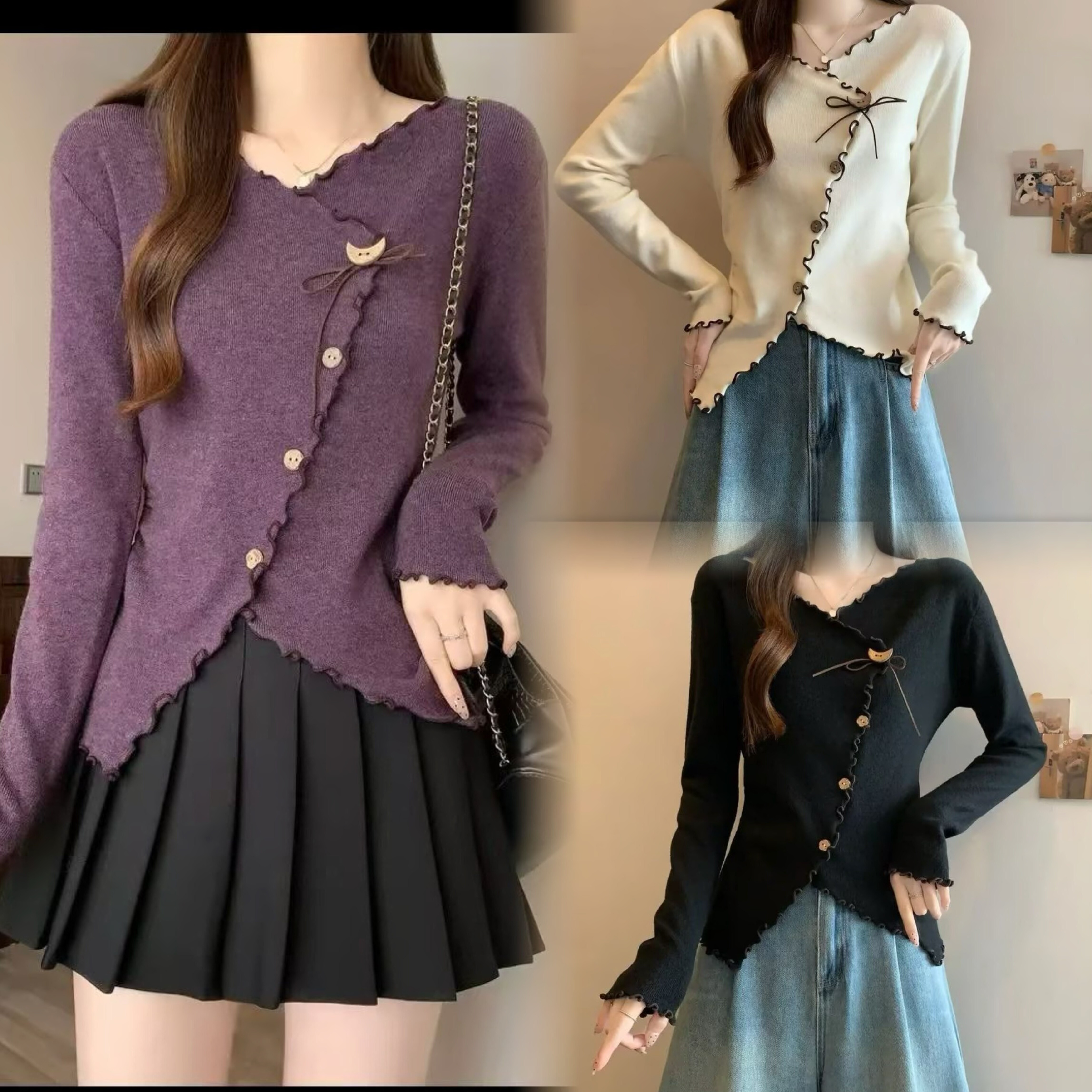 大码女装高品质加的上衣2025冬季新款时尚百搭显瘦3607