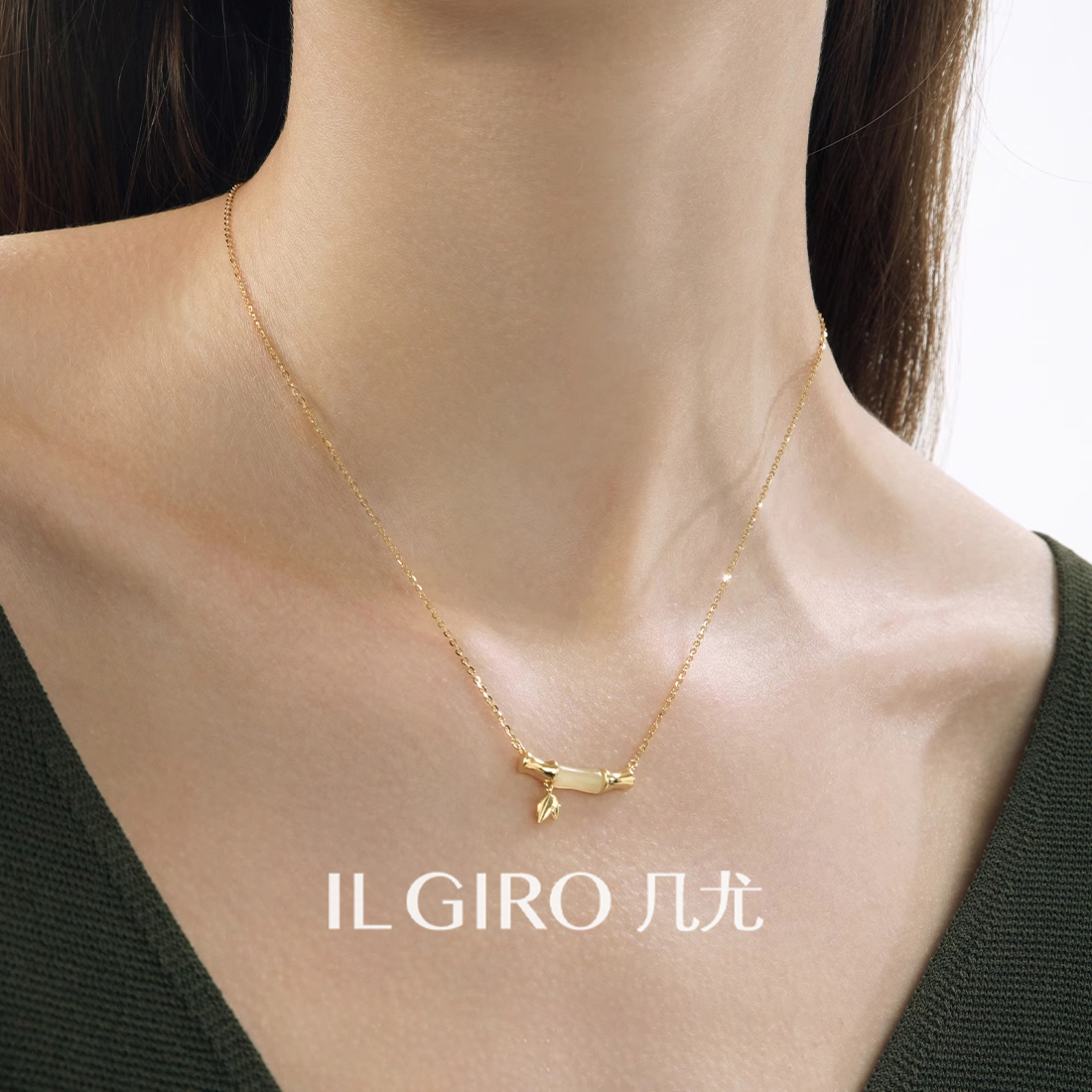 原创锁骨链几尤925纯银