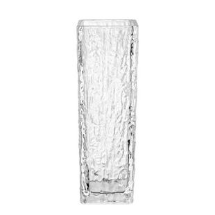 高级感加厚简约玻璃透明花瓶水养鲜花玫瑰富贵竹餐桌客厅插花摆件