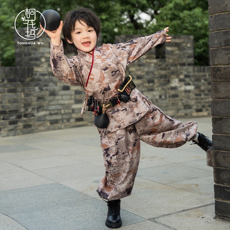 桐花坞明制改良汉服男童图片