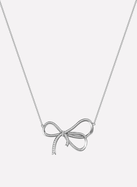 项链轻奢纯银锁骨链小众饰品