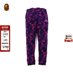 152015H 卫裤 BAPE男装 秋冬字母印花迷彩图案运动长裤