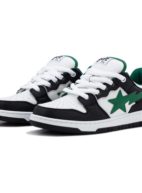 BAPE SK8 STA男女鞋25年春夏撞色星标图案休闲鞋191311O