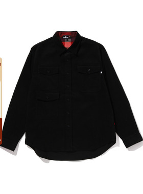 MR.BATHING APE男装25年秋冬猿人胡子红线灯芯绒长袖衬衫310311P