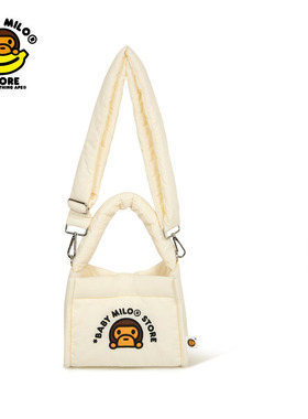 BABY MILO STORE配饰卡通小猴泡芙包单肩包手提包4403XXP