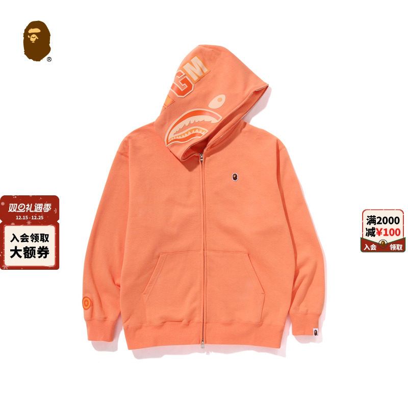 拉链连帽衫卫衣外套BAPE