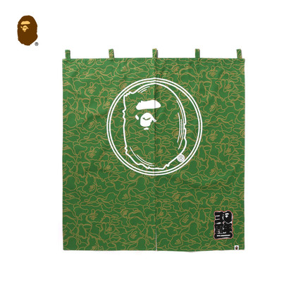 BAPE家居猿人30周年迷彩图案家用装饰暖帘门帘192001L