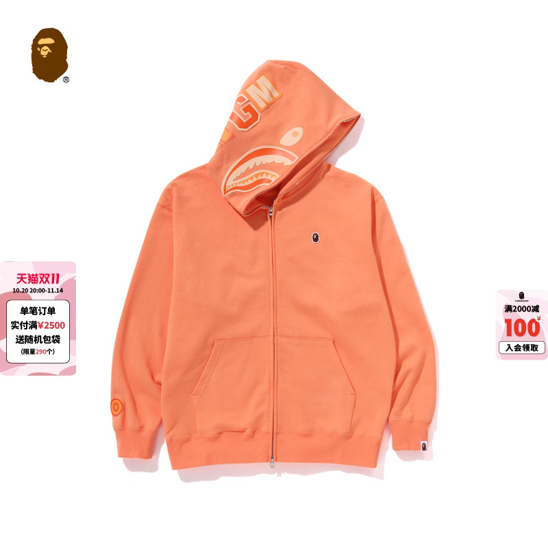 拉链连帽衫卫衣外套BAPE