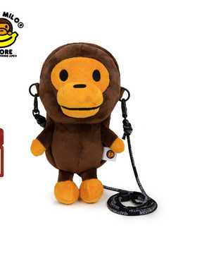 BABY MILO STORE配饰立体卡通小猴单肩包斜跨手机包4236XXP