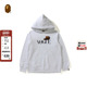 BAPE MILO字母印花连帽卫衣314903G 春夏卡通BABY VOGUE联名童装