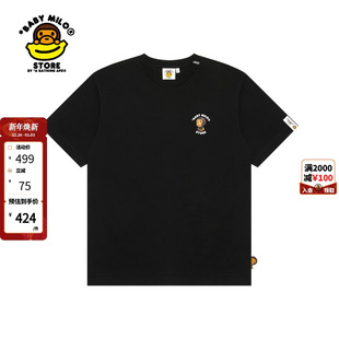 25年春夏卡通图案印花短袖 STORE女装 T恤0446XXO MILO BABY