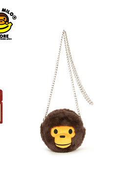 BABY MILO STORE配饰卡通毛绒小猴单肩包斜挎包4325XXP