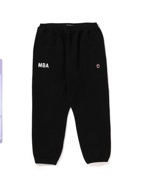 MR.BATHING APE男装24年秋冬猿人胡子刺绣运动束脚卫裤152302N