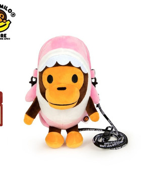 BABY MILO STORE配饰卡通小猴鲨鱼斜挎手机包4289XAP