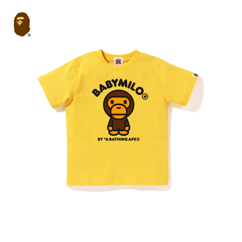 BAPE童装26年春夏卡通小猴BABY MILO印花短袖T恤X02103Q,童装/婴儿装/亲子装,T恤,淘宝优惠券,粉丝福利购,淘宝优惠卷