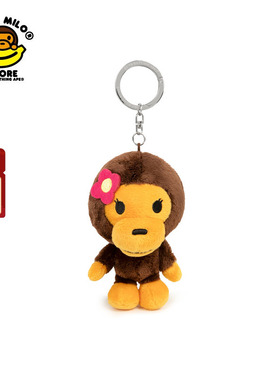 BABY MILO STORE配饰卡通花朵小猴钥匙扣挂饰4419XXP
