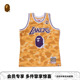 M&N联名男装 BAPE 25年秋冬NBA洛杉矶湖人队迷彩篮球背心902081P