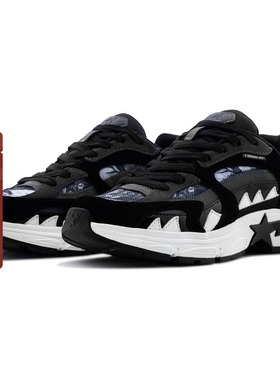 BAPE SHARK STA男女鞋25年秋冬猿人迷彩鲨鱼齿纹休闲鞋314911P