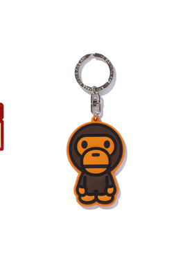 BAPE配饰卡通小猴BABY MILO钥匙圈挂件X00882P