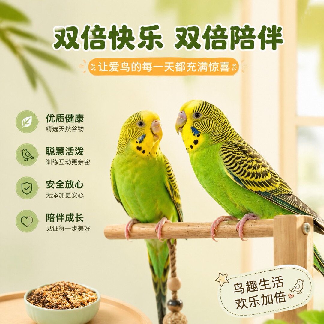 西奢鹦鹉活鸟家养宠物活物小鸟云斑鹦鹉会说话中小型手养虎皮鹦鹉