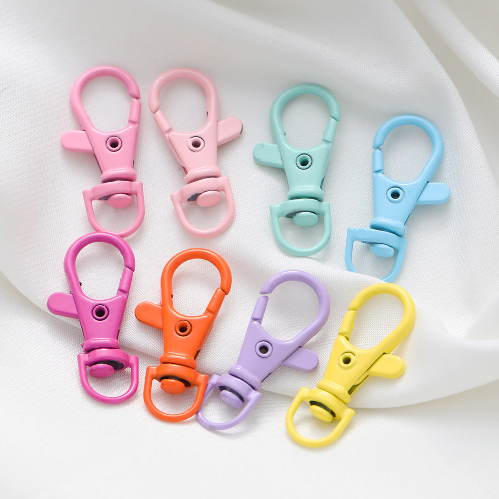 合金挂喷彩色烤漆狗扣钥匙扣diy手机链包包吊坠饰品挂扣弹簧扣,饰品/流行首饰/时尚饰品新,其他DIY饰品配件,淘宝优惠券,粉丝福利购,淘宝优惠卷