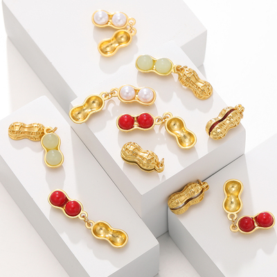 琉璃挂件好事花生平安扣吊坠